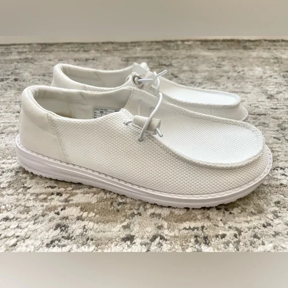 Hey Dude‎ Wendy Funk Mono White Womens Comfort Shoes Lightweight - Picture 7 of 9